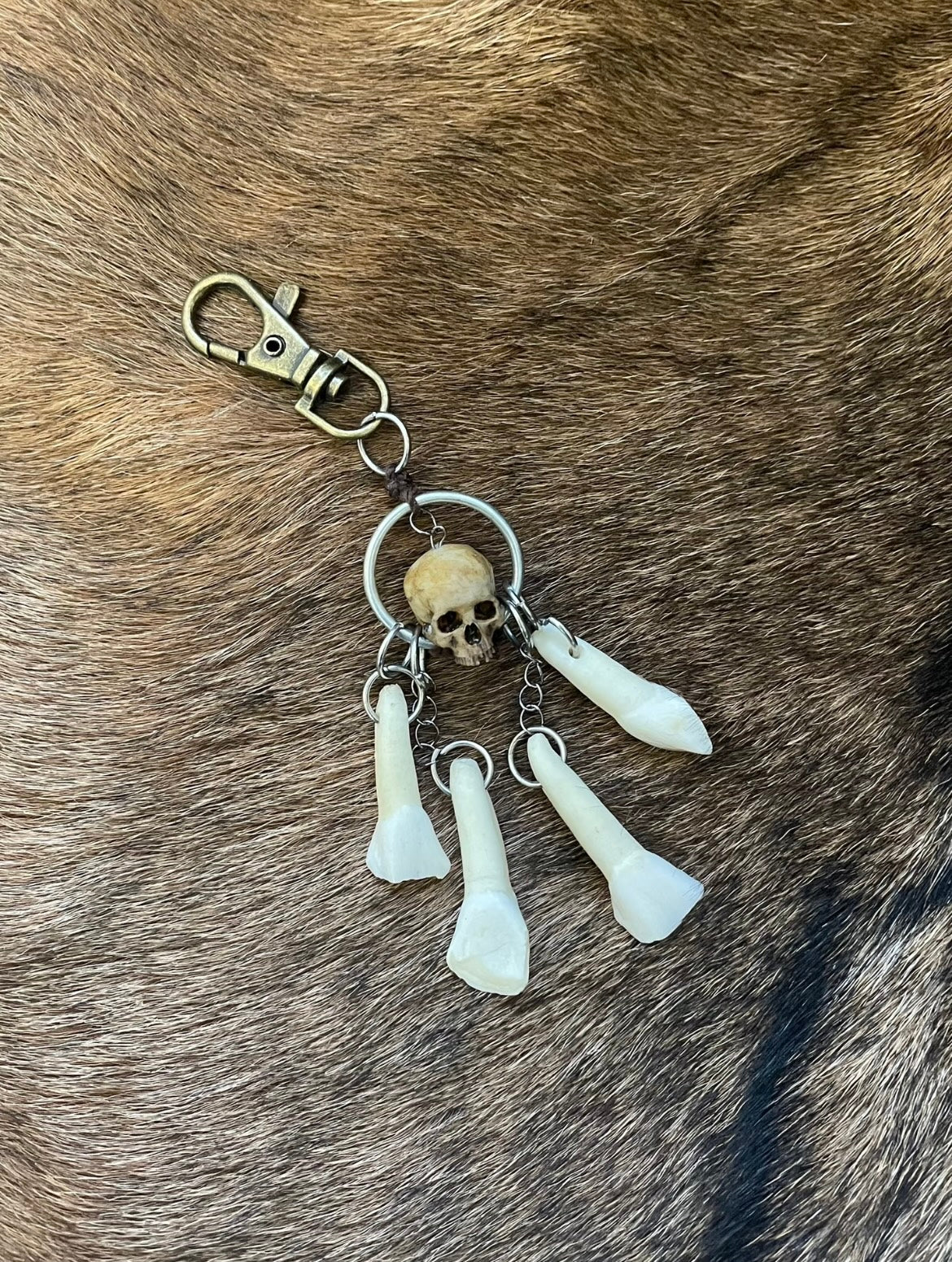 Gothic Resin Bag Charm & Keychain